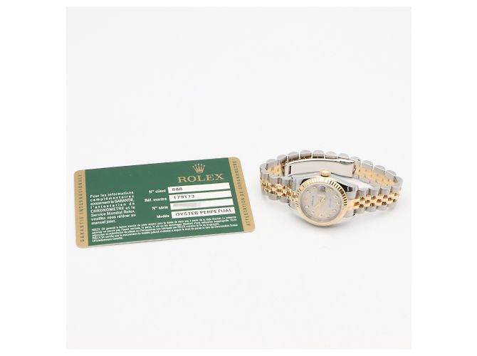 Montre Rolex Datejust 10P Diamond V-serial - vue 10