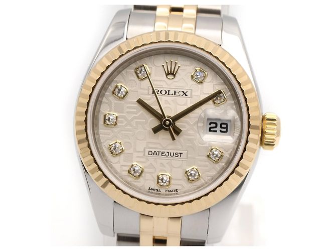 Montre Rolex Datejust 10P Diamond V-serial - vue 3
