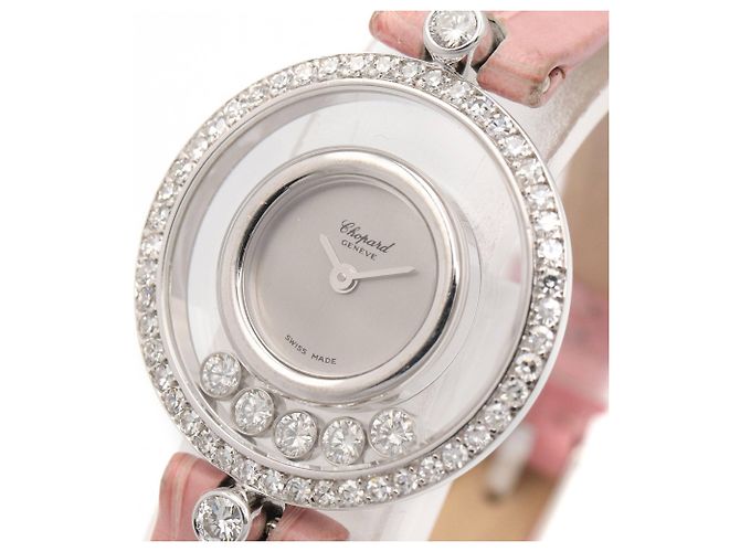 Chopard Happy Diamonds Uhr in 18K Weißgold - Ansicht 3