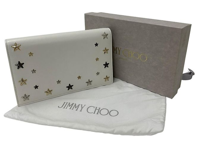 Borsa Jimmy Choo in pelle bianca Bianco - vista 12