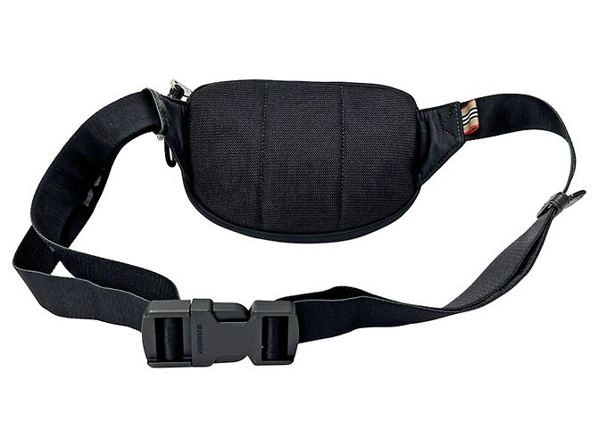 Borsa a mano Burberry in nylon nero - vista 2