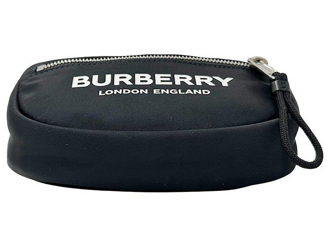 Borsa a mano Burberry in nylon nero - vista 3