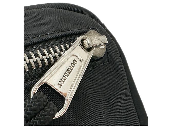 Borsa a mano Burberry in nylon nero - vista 9