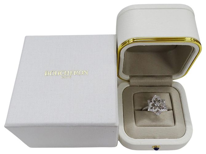 Boucheron Ehering aus 18K Weißgold Golden - Ansicht 10