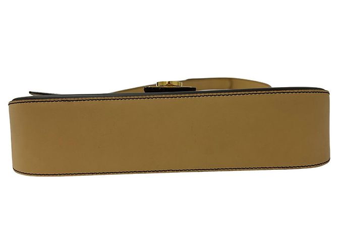 Gancini Borsa a tracolla in pelle marrone Salvatore Ferragamo - vista 3