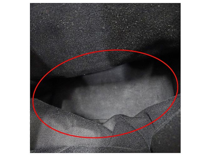 Borsa a mano Christian Louboutin in nylon nero - vista 8