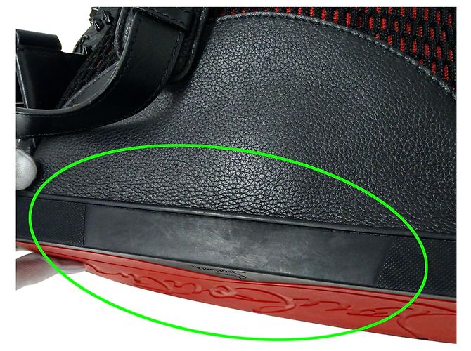 Borsa a mano Christian Louboutin in nylon nero - vista 9