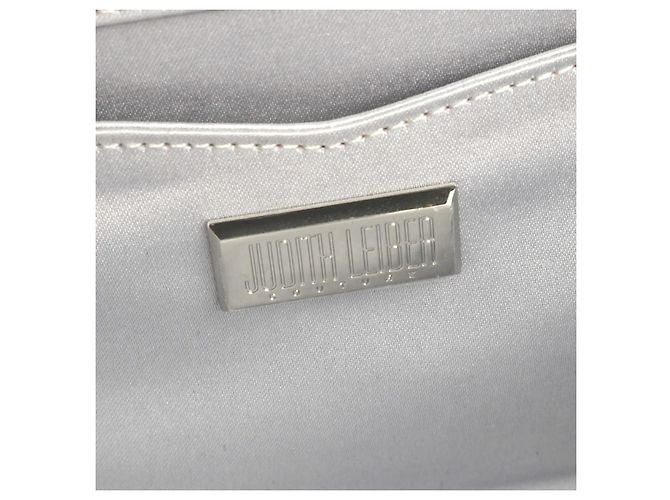 Judith Leiber Clutch a Conchiglia con Cristalli Argento D'oro Silver hardware Gold hardware - vista 6