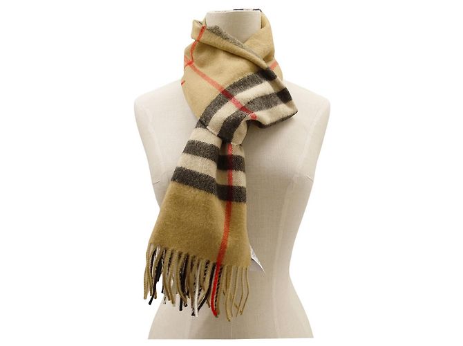 Stola in cashmere beige Burberry - vista 4