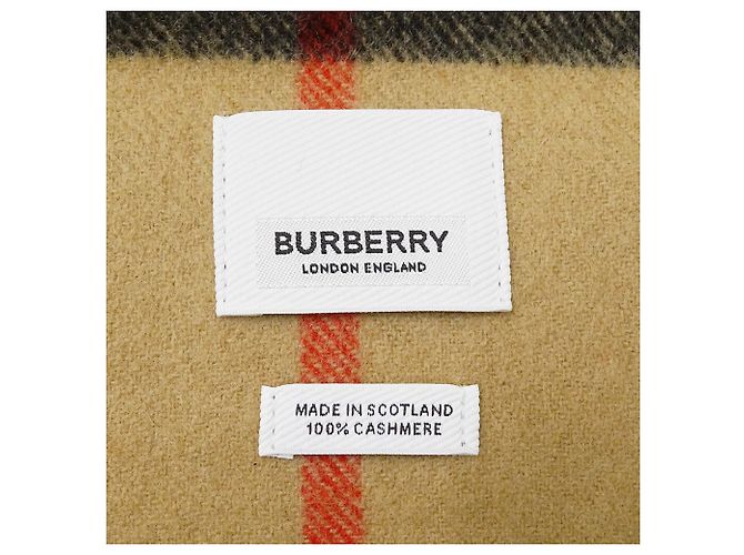 Stola in cashmere beige Burberry - vista 5