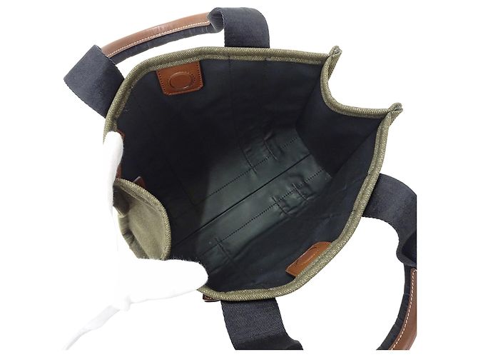 Bolso Tote Bally de lona caqui - vista 5