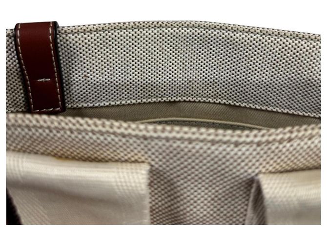 Borsa Chloé Small Tote Woody Marrone Beige - vista 10