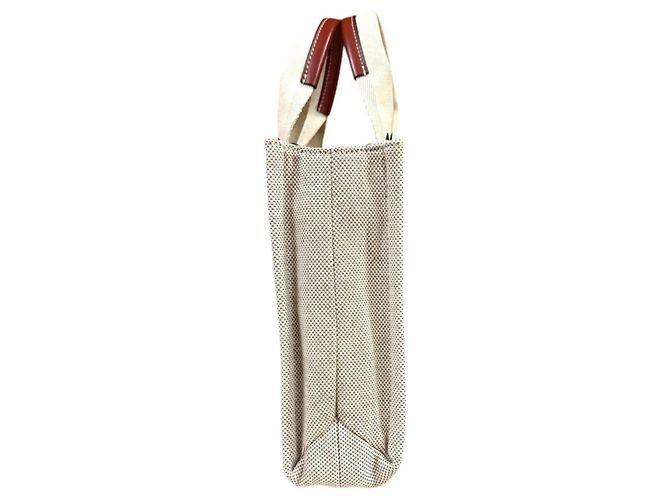Borsa Chloé Small Tote Woody Marrone Beige - vista 5