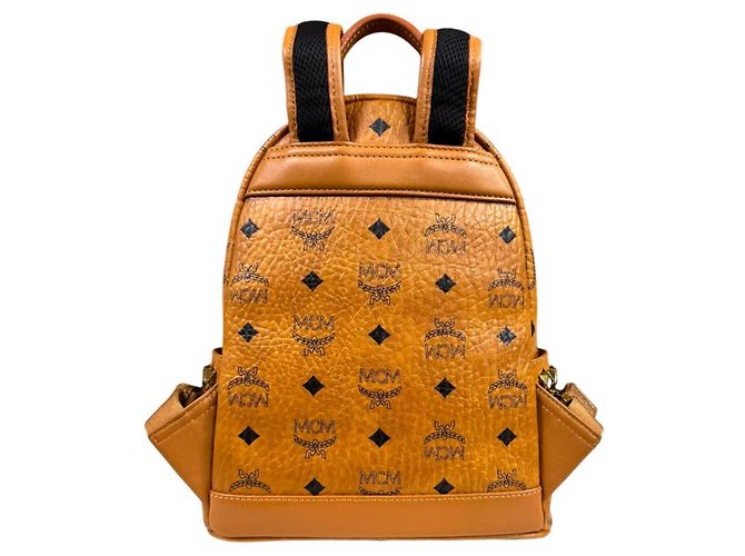 MCM Stark Mini Visetos Rucksack Braun - Ansicht 3