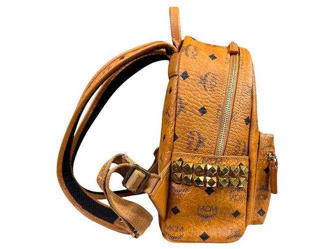 MCM Stark Mini Visetos Rucksack Braun - Ansicht 4