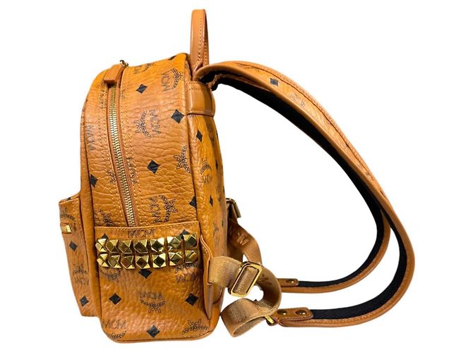 MCM Stark Mini Visetos Rucksack Braun - Ansicht 5