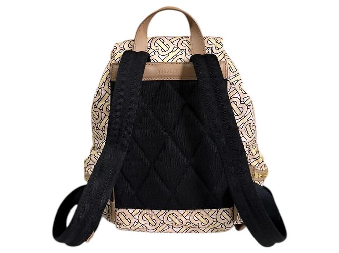 Zaino Burberry TB Monogram Rosa Beige - vista 3