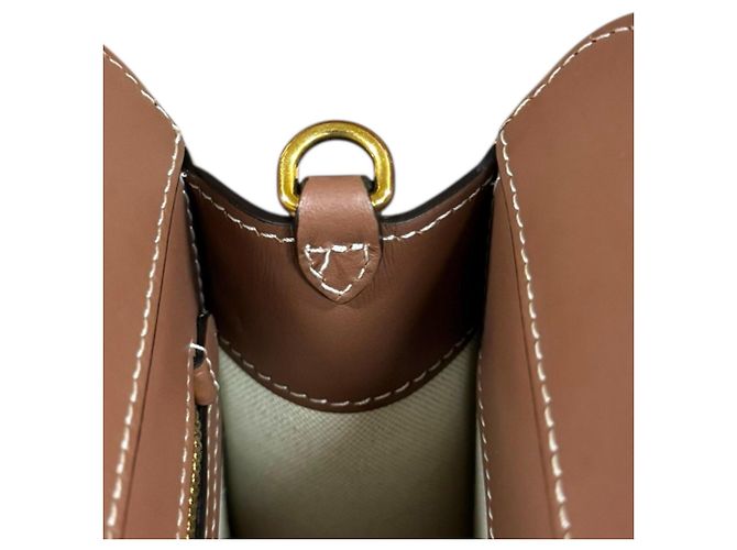 Borsa a tracolla Burberry Logo Pocket Marrone Bianco - vista 9