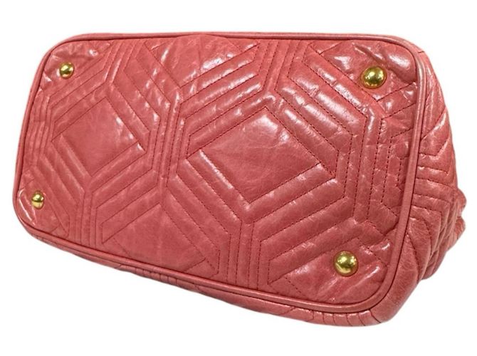 Borsa a tracolla Miu Miu in pelle rosa - vista 6