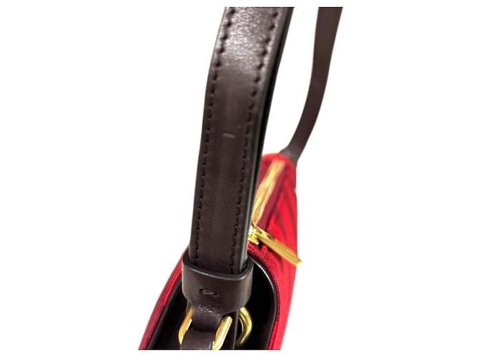 Burberry Shield Sling Mini Schultertasche Rot - Ansicht 10