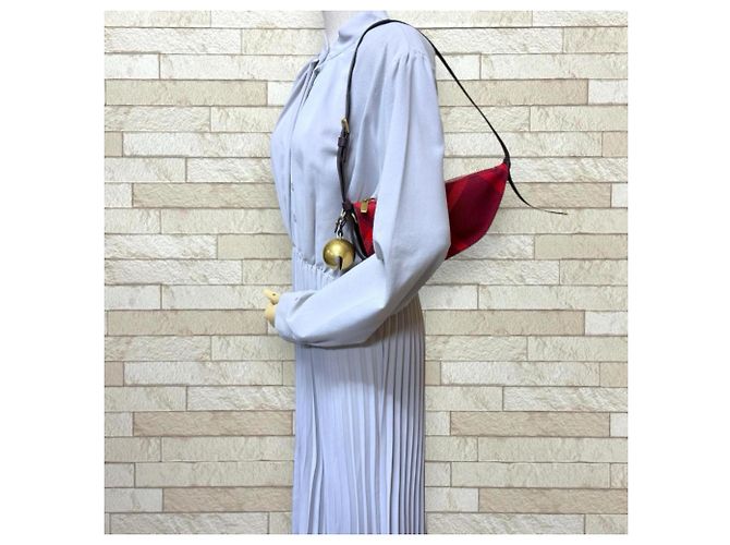 Burberry Shield Sling Mini Schultertasche Rot - Ansicht 2