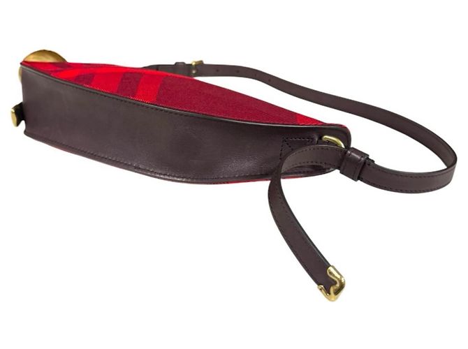 Burberry Shield Sling Mini Schultertasche Rot - Ansicht 7
