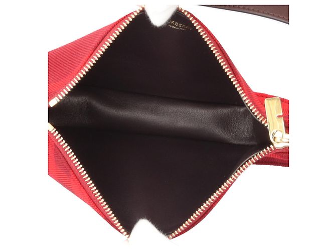 Burberry Shield Sling Mini Schultertasche Rot - Ansicht 8