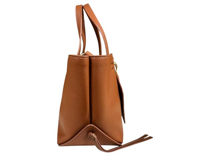 Chloé Chloe Sense Small East-West Tote Shoulder Bag Marrone - vista 4