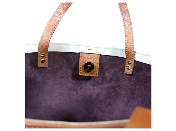 Chloé Chloe Sense Small East-West Tote Shoulder Bag Marrone - vista 8