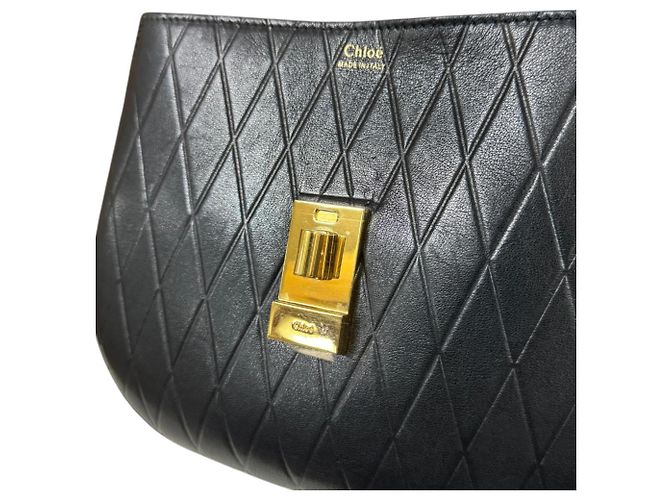 Bolsa de Ombro Chloé Drew Preto - vista 10