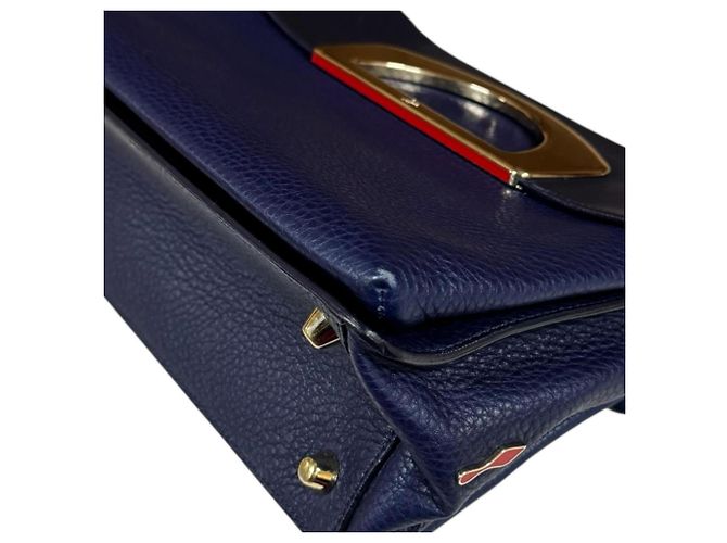 Borsa a tracolla Christian Louboutin Passage Blu navy - vista 11