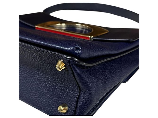Borsa a tracolla Christian Louboutin Passage Blu navy - vista 9