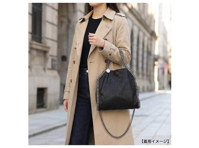 Stella Mc Cartney Stella McCartney Borsa Mini Tote Falabella Nero - vista 2
