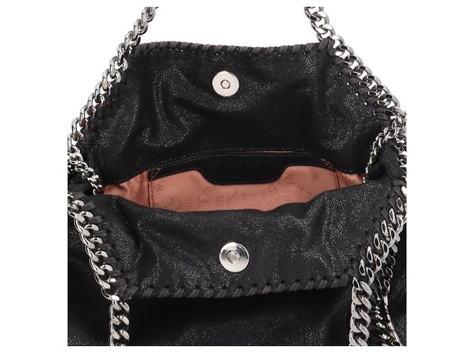 Stella Mc Cartney Stella McCartney Borsa Mini Tote Falabella Nero - vista 7