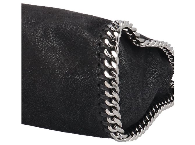 Stella Mc Cartney Stella McCartney Borsa Mini Tote Falabella Nero - vista 8