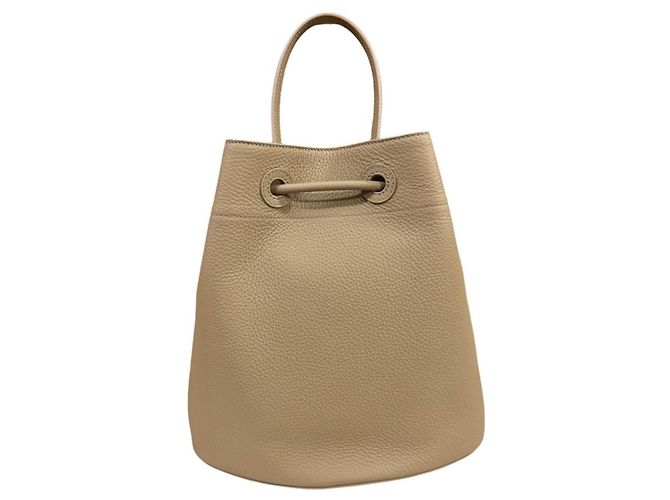 Borsa a Secchiello con Coulisse Burberry Beige - vista 3