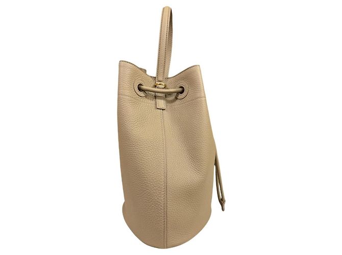 Borsa a Secchiello con Coulisse Burberry Beige - vista 4