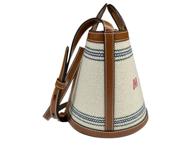 Borsa a secchiello piccola Marni Tropicalia Marrone - vista 4
