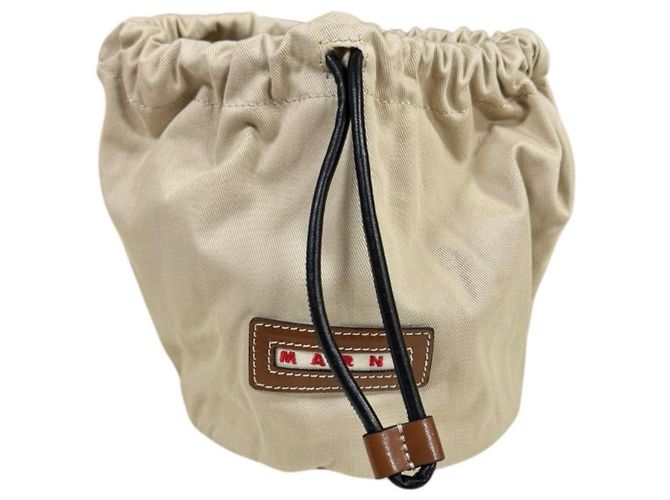 Borsa a secchiello piccola Marni Tropicalia Marrone - vista 8