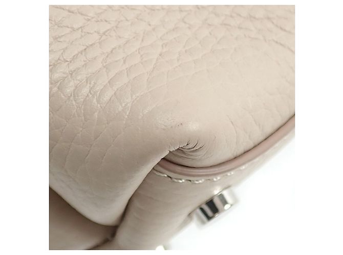 Borsa a tracolla in pelle beige Tod's da donna - vista 5