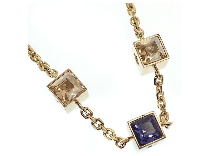 Collar Gamble Louis Vuitton chapado en oro Dorado - vista 3