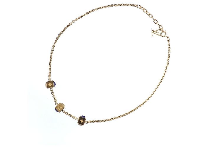 Collar Gamble Louis Vuitton chapado en oro Dorado - vista 7