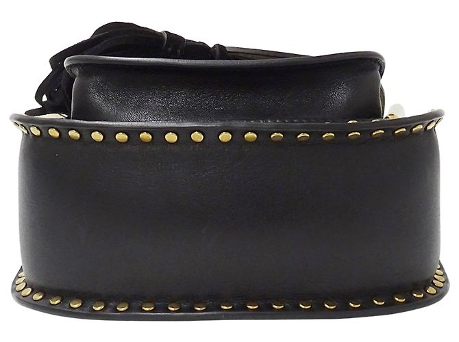 Chloé Hudson Mini-Handtasche aus Leder Schwarz - Ansicht 3