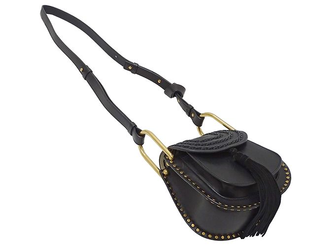 Chloé Hudson Mini-Handtasche aus Leder Schwarz - Ansicht 4
