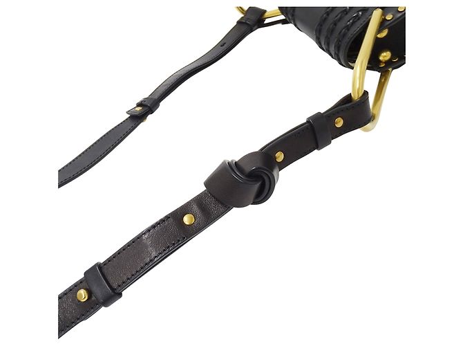 Chloé Hudson Mini-Handtasche aus Leder Schwarz - Ansicht 7
