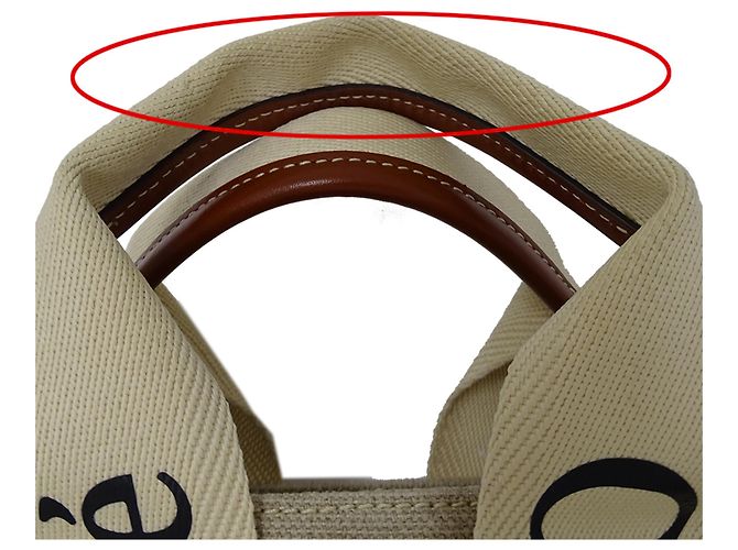 mala Chloé Woody Small Marrom - vista 11