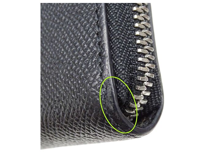 Burberry Black Leather Long Wallet - view 10