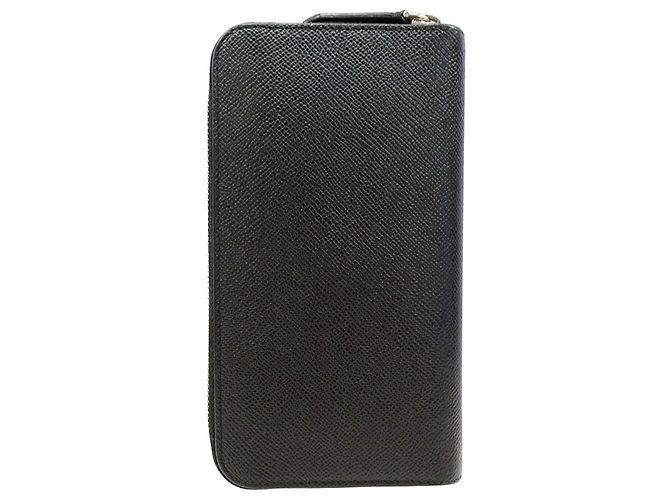 Burberry Black Leather Long Wallet - view 2