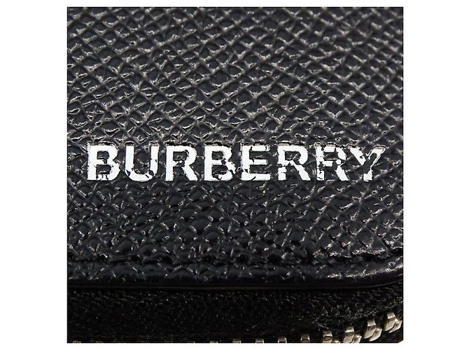 Burberry Black Leather Long Wallet - view 9