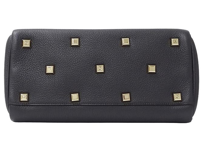 Borsa in pelle grigia Salvatore Ferragamo Marrone - vista 3